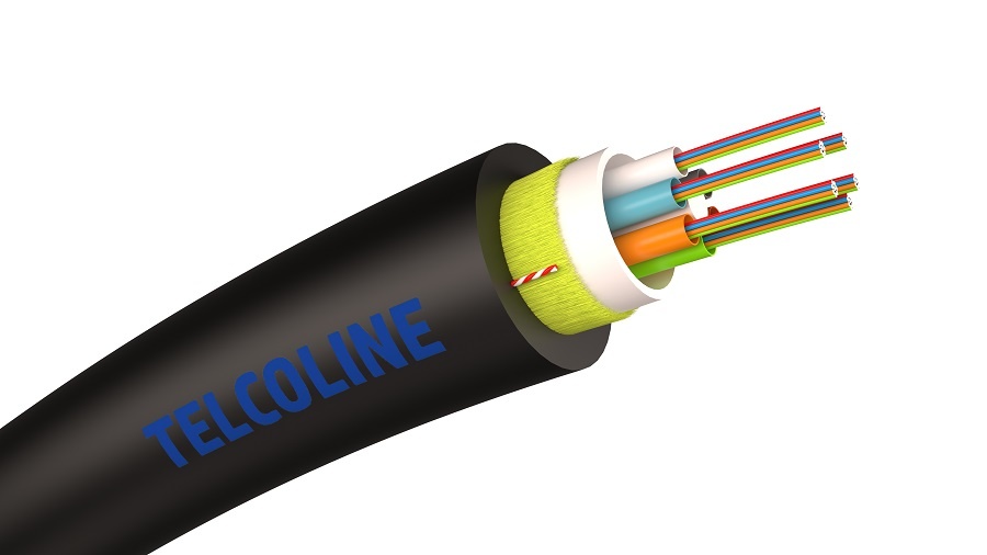 Fiber Optic Cable 24 Fiber ADSS Multitube 4 Fiber Tube Diameter 